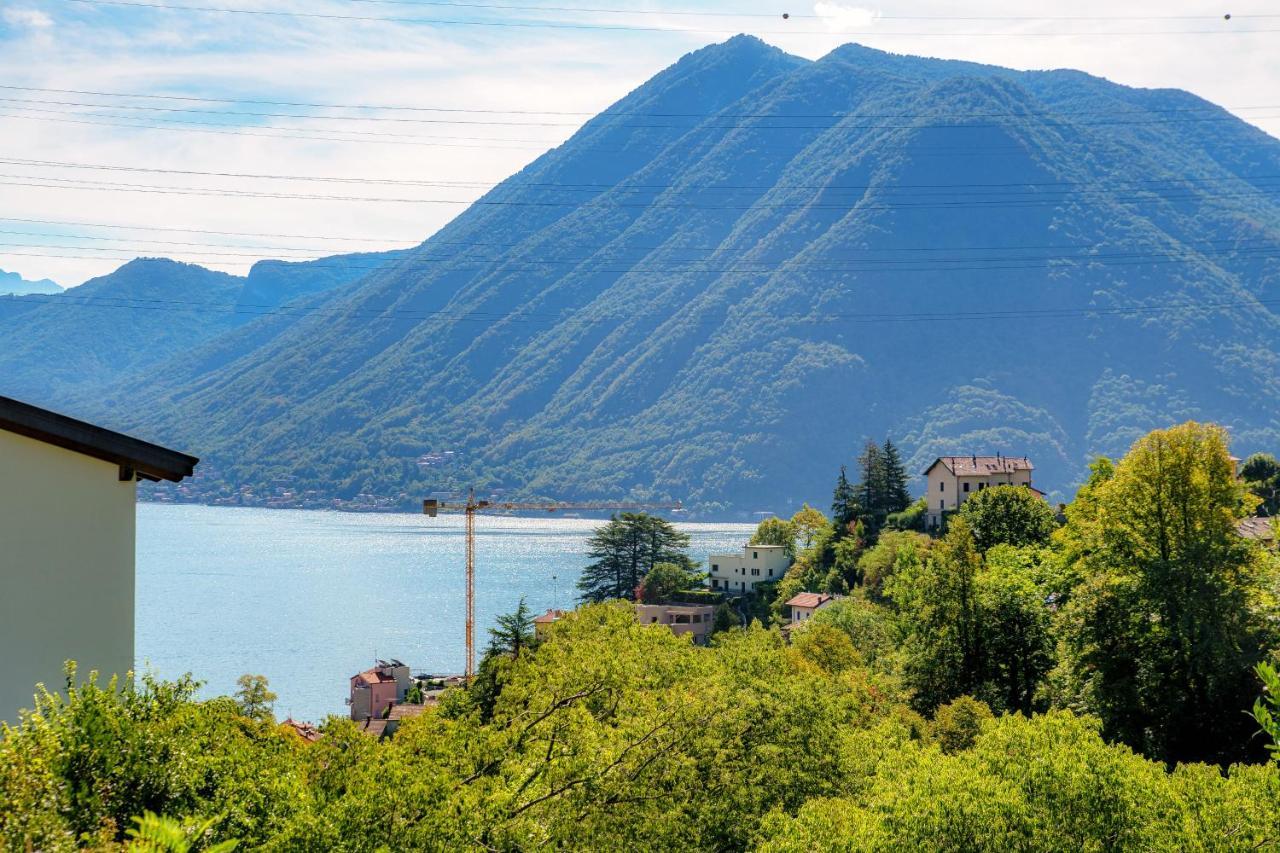 Joivy Luxury Flat & Lake Como View Argegno Bagian luar foto